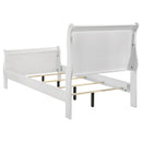 Louis Philippe Sleigh Panel Bed