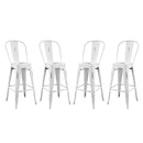 Promenade Bar Side Stool Metal Set of 4