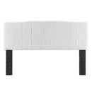 Camilla Channel Tufted Twin Performance Velvet Headboard