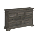 Park Ridge Bedroom Set with 2 Nightstands in Charcoal