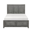 Garretson (3) Queen Platform Bed with Footboard Storage - Michael's Discount Furniture