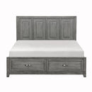 Garretson (3) Eastern King Platform Bed with Footboard Storage - Michael's Discount Furniture