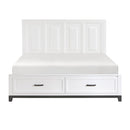 Garretson (3) Eastern King Platform Bed with Footboard Storage - Michael's Discount Furniture
