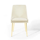 Viscount Performance Velvet Dining Chairs - Set of 2