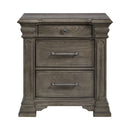 Kings Court 3-Drawer Nightstand (Sliding Top)