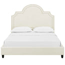 Primrose Queen Performance Velvet Platform Bed