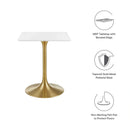 Lippa 24" Square Wood Top Dining Table