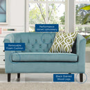 Prospect Performance Velvet Loveseat