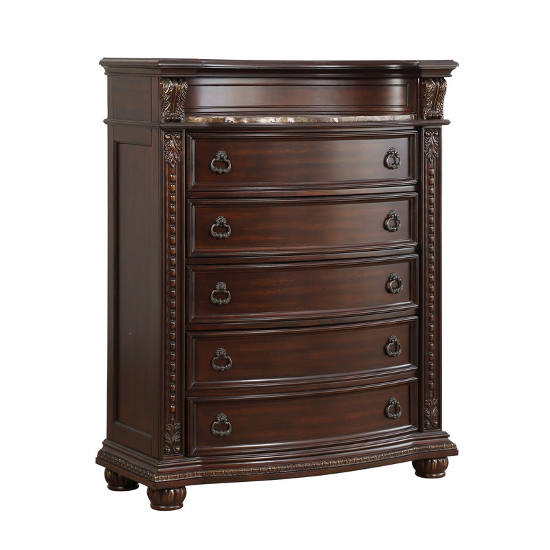Cavalier Chest in Dark Cherry 1757-9