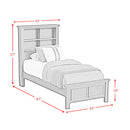 Hampton Kids Bookcase Bedroom Set