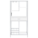 Figueroa Wine Cabinet with LED Lighting - Michael's Discount Furniture