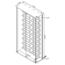 Montara Wine Cabinet with LED Lighting - Michael's Discount Furniture