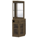 Alviso Corner Bar Cabinet - Michael's Discount Furniture