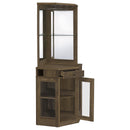Alviso Corner Bar Cabinet - Michael's Discount Furniture