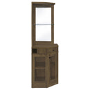 Alviso Corner Bar Cabinet - Michael's Discount Furniture