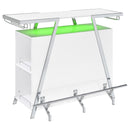 Araceli Home Bar with LED Lighting - Michael's Discount Furniture