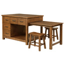 Mayfair Kitchen Island Set - Michael's Discount Furniture