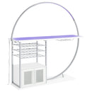 Risley Wine Cabinet with LED Lighting - Michael's Discount Furniture