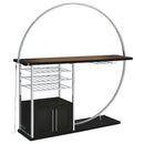 Risley Wine Cabinet with LED Lighting - Michael's Discount Furniture