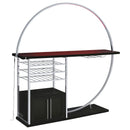 Risley Wine Cabinet with LED Lighting - Michael's Discount Furniture