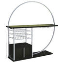 Risley Wine Cabinet with LED Lighting - Michael's Discount Furniture