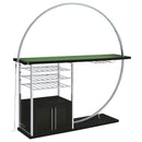 Risley Wine Cabinet with LED Lighting - Michael's Discount Furniture