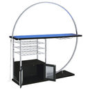 Risley Wine Cabinet with LED Lighting - Michael's Discount Furniture