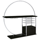 Risley Wine Cabinet with LED Lighting - Michael's Discount Furniture