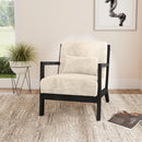 Marina Chair with Kidney Pillow and Brushed Espresso Finish