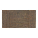 Farmington Standard Height Dining Set in Medium Brown and Washed Stone-Rectangular Table and Four Chairs