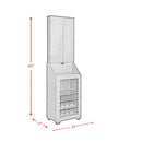 Bones Dartboard Cabinet SSG-120405 Cabinet with Dartboard