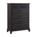 Montrose Storage Bedroom Set in Espresso & Brown