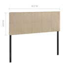 Oliver Queen Upholstered Fabric Headboard