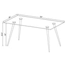 Gilman Dining Table - Michael's Discount Furniture