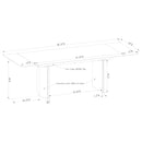 Vesa Extension Dining Table - Michael's Discount Furniture