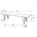 Neve Dining Bench - Michael's Discount Furniture
