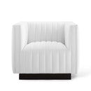 Conjure Tufted Armchair Upholstered Fabric Set of 2