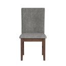 Santa Barbara Dining Side Chair with Fabric in Walnut (2 Per Carton)