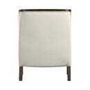 Hopkins Chair w/Brown Arm Columbia Charcoal