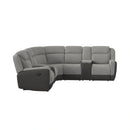 Hornet 3PC Sectional Set with Console and 2 Recliners