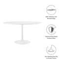 Lippa 54" Round Wood Top Dining Table
