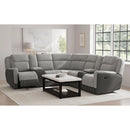 Hornet 3PC Sectional Set with Console and 2 Recliners