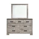 Millers Cove 7-Drawer Dresser with Mirror
