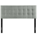 Lily King Upholstered Fabric Headboard