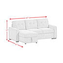 Homer 2PC Sectional Set in Clementine Grey