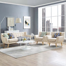 Remark 3 Piece Living Room Set
