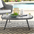 Endeavor Outdoor Patio Wicker Rattan Coffee Table