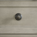 Farmington Dresser and Mirror Set in Medium Brown and Washed Stone