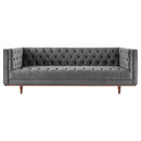 Elation Tufted Performance Velvet Sofa