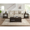 Wagner Rectangular Lift-Top Coffee Table w/ Casters in Cherry
